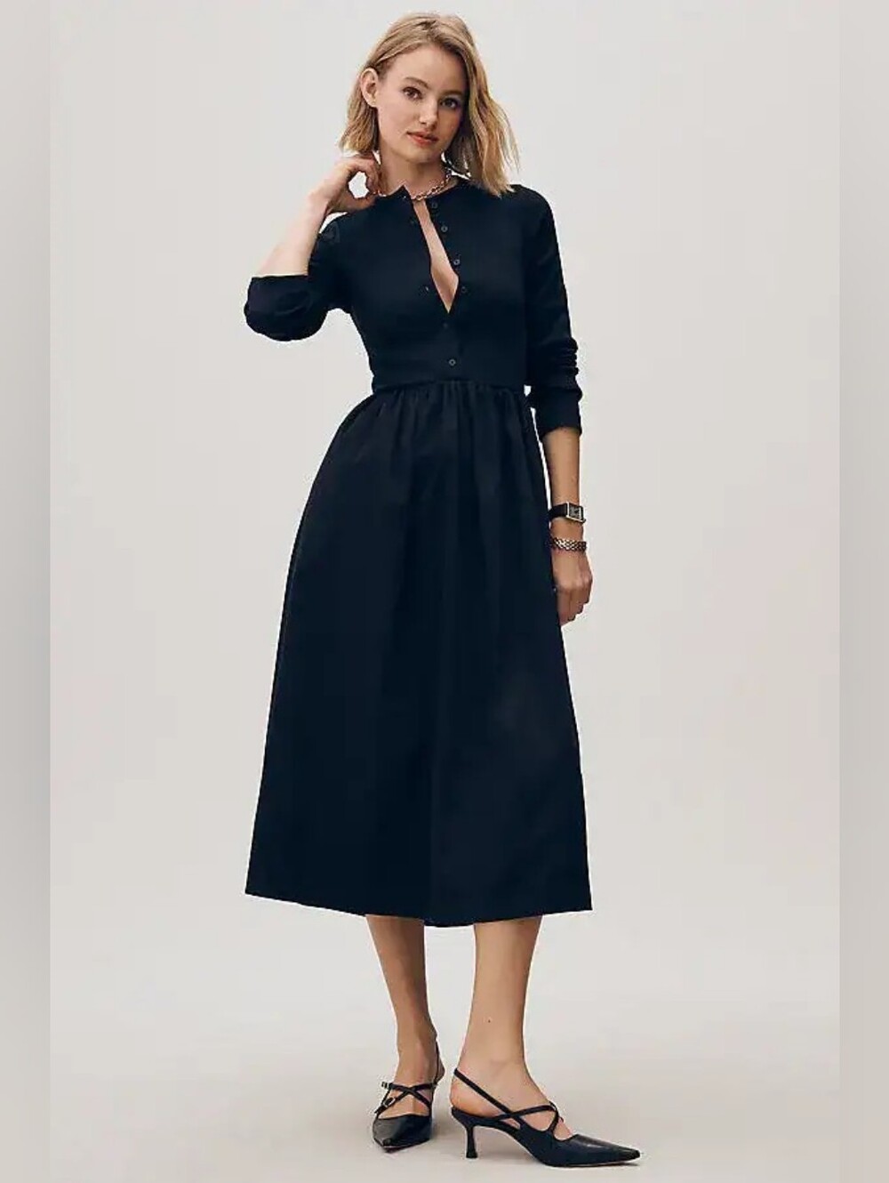 Maeve Long Sleeve Dress by Anthropolgie